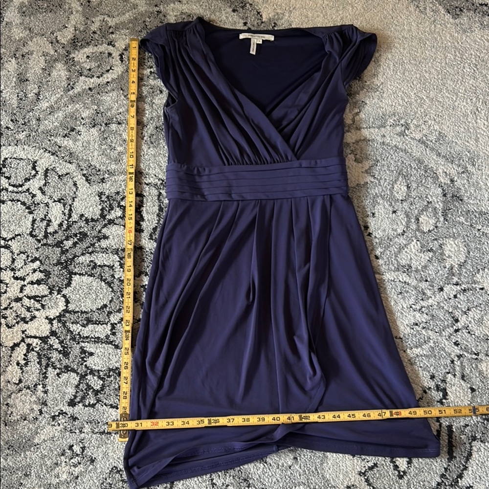 Max & Cleo Blue and Purple High Low Cocktail Sundress